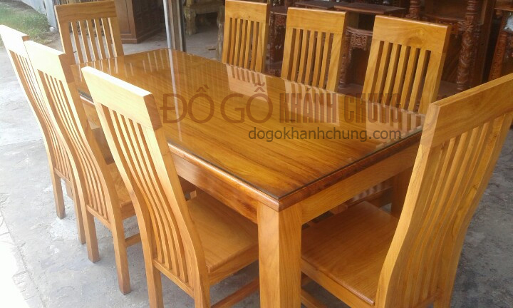 Bàn ăn gỗ gõ đỏ