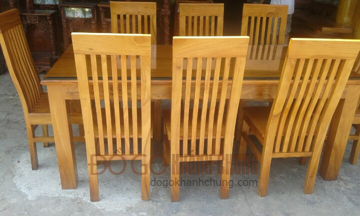 Bàn ăn gỗ gõ đỏ