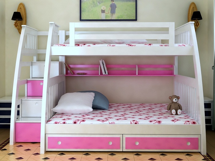 phòng ngủ bé gái 12 tuổi