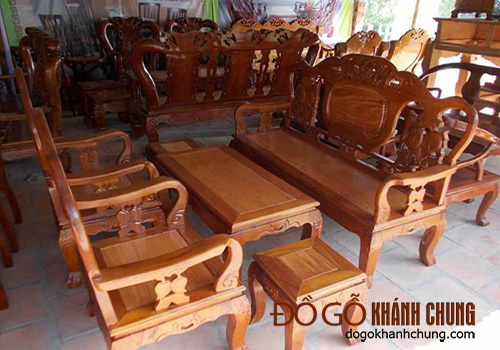 Bàn ghế gỗ gõ đỏ