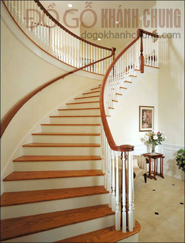 cầu thang gỗ