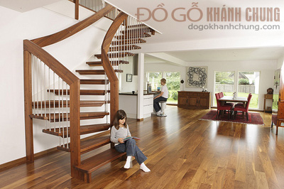cầu thang gỗ