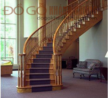 càu thang gỗ